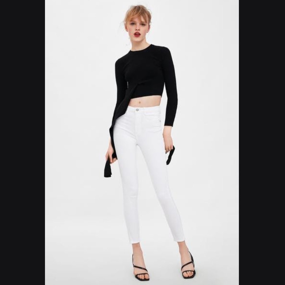 Zara limited edition skinny cotton denim